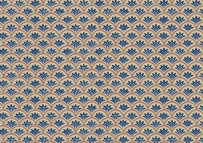 Land & Shore Dawn, Blue Red - Made to Measure Curtains - Image 8